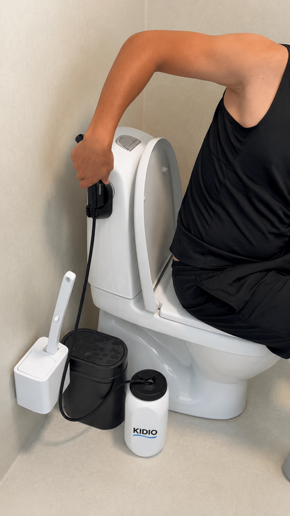 Kidio™ Portable Bidet – The Cleanest Bathroom Upgrade Without Plumbing