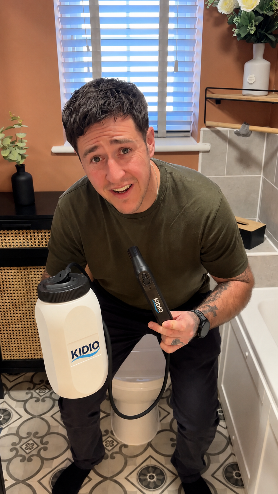 Kidio™ Portable Bidet – The Cleanest Bathroom Upgrade Without Plumbing