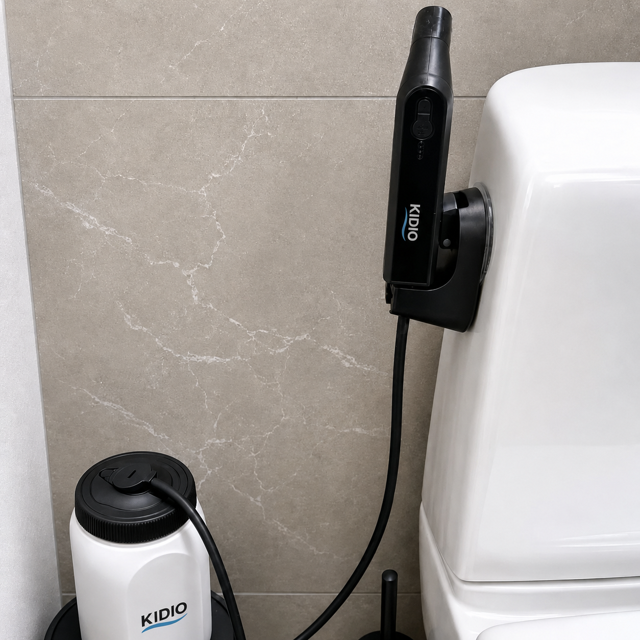 Kidio™ Portable Bidet – The Cleanest Bathroom Upgrade Without Plumbing